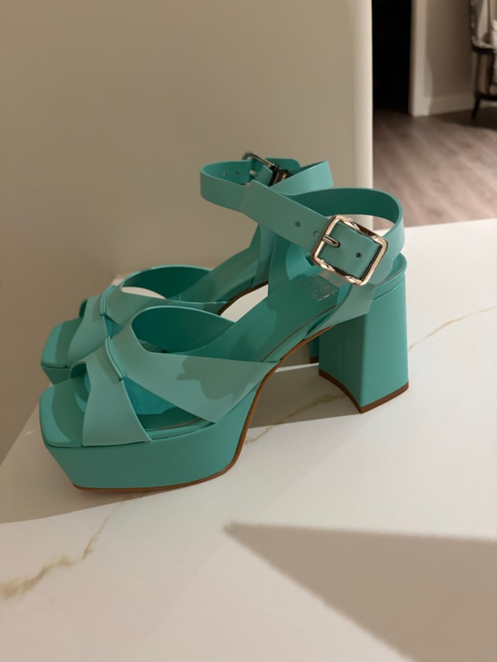 Made in Italy Sandals with Ankle Strap